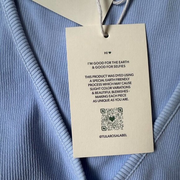 Tularosa Cropped Cardigan – Periwinkle Blue, Frilly Hem, NWT - Picture 8 of 8